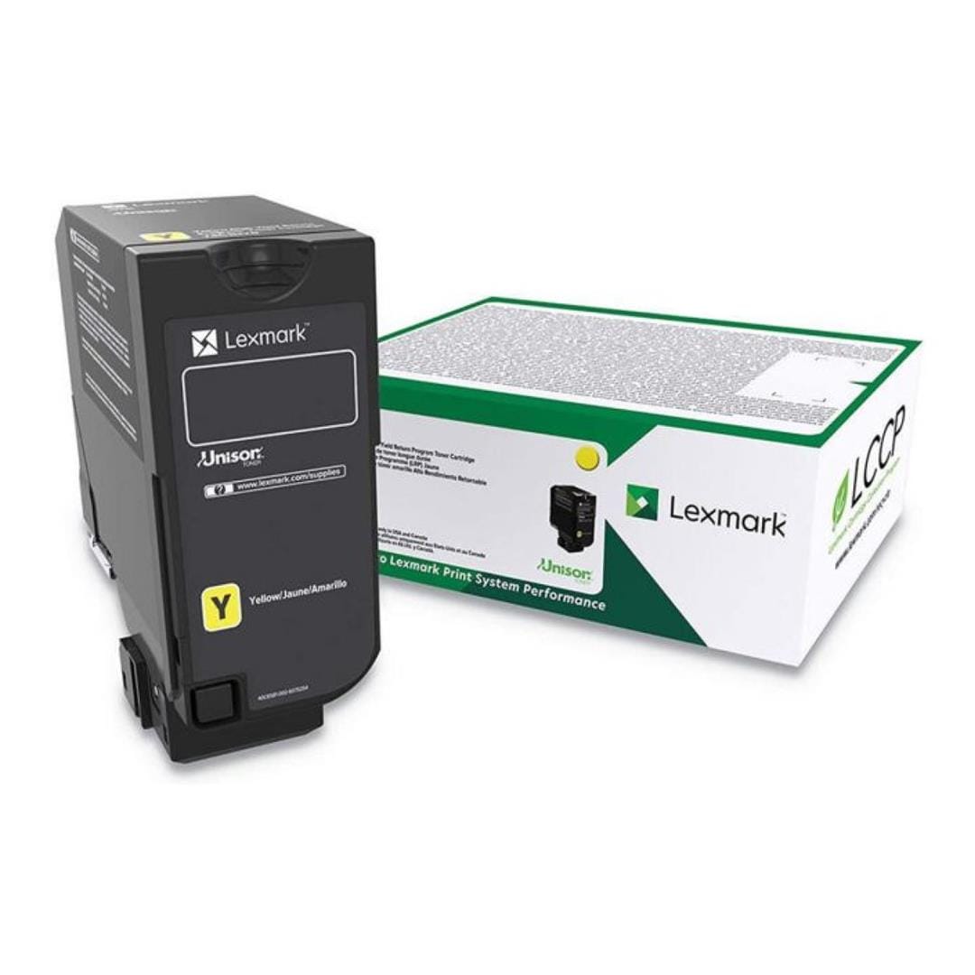 Lexmark CS/CX730 Yellow Toner Cartridge 10,500 Pages Original 71C8HY0 Single-pack