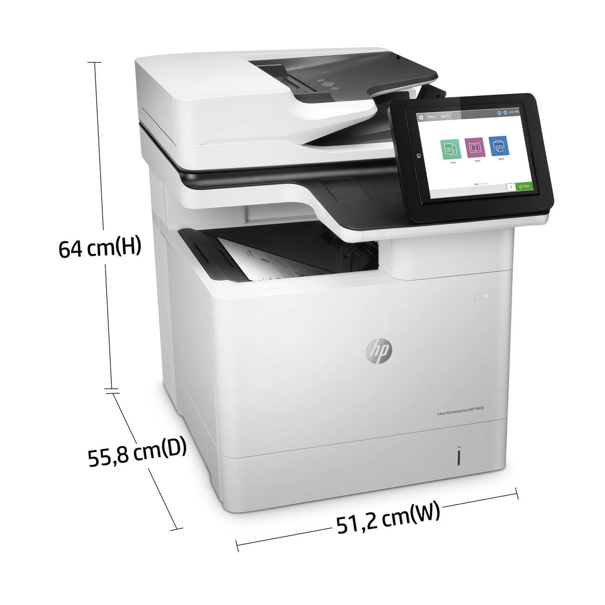 HP LaserJet Enterprise M636fh Multifunction Color A4 Duplex Laser Printer 7PT00A