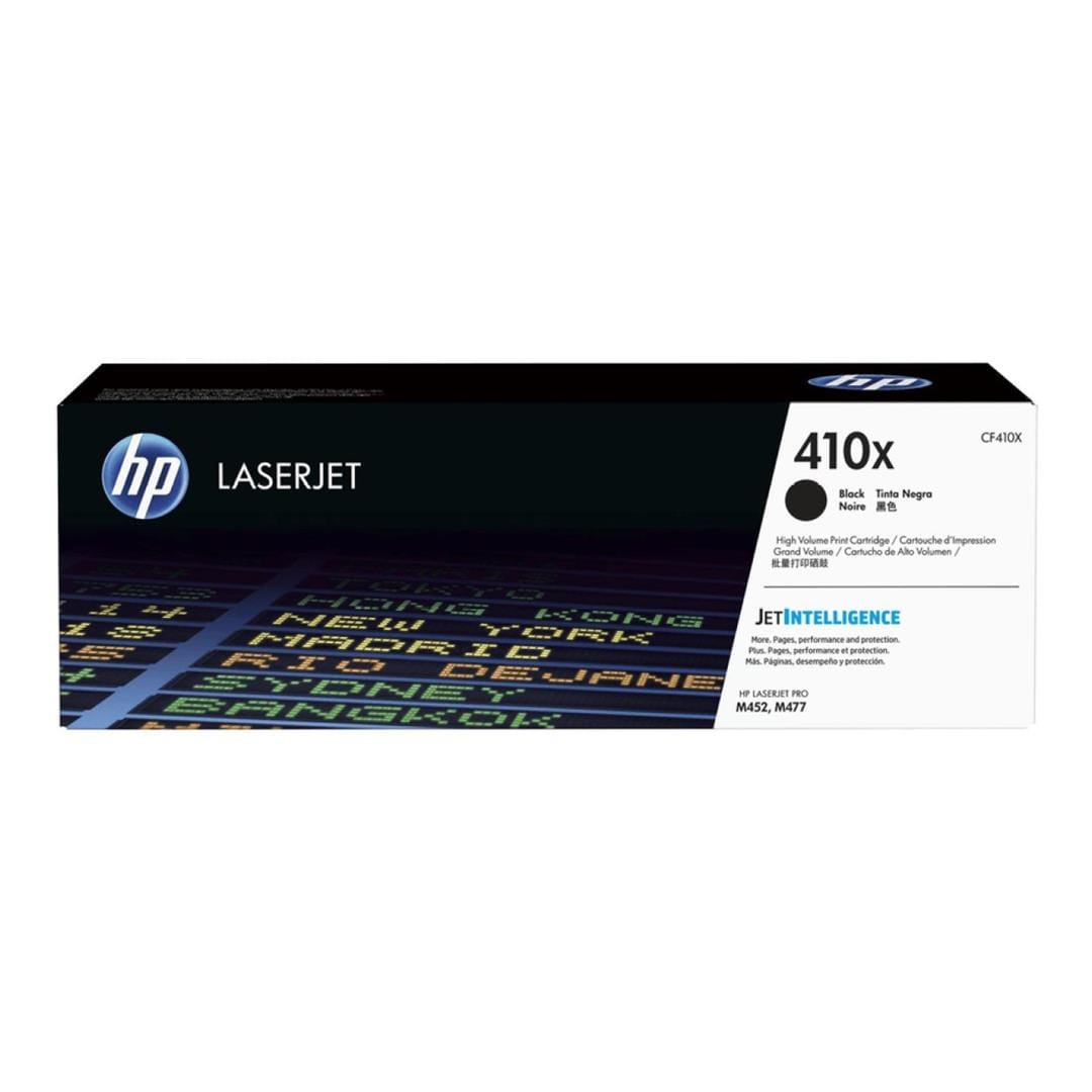 HP 410X Black High Yield Toner Cartridge 6,500 Pages Original CF410X Single-pack (Open Box)