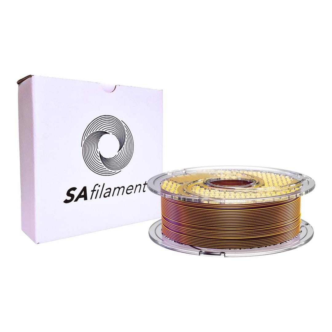 SA Filament 1.75mm Dual Silk PLA 750g Filament Golden Indigo SAF-PLADU-C43