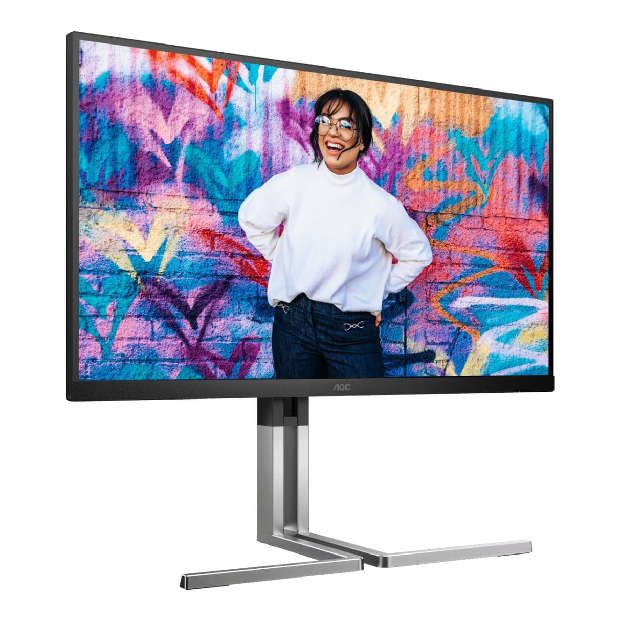 AOC U3 U27U3XD 27-inch 3840 x 2160p 4K UHD 16:9 144Hz 0.5ms LED IPS Dual Refresh Rate Graphic Pro Monitor