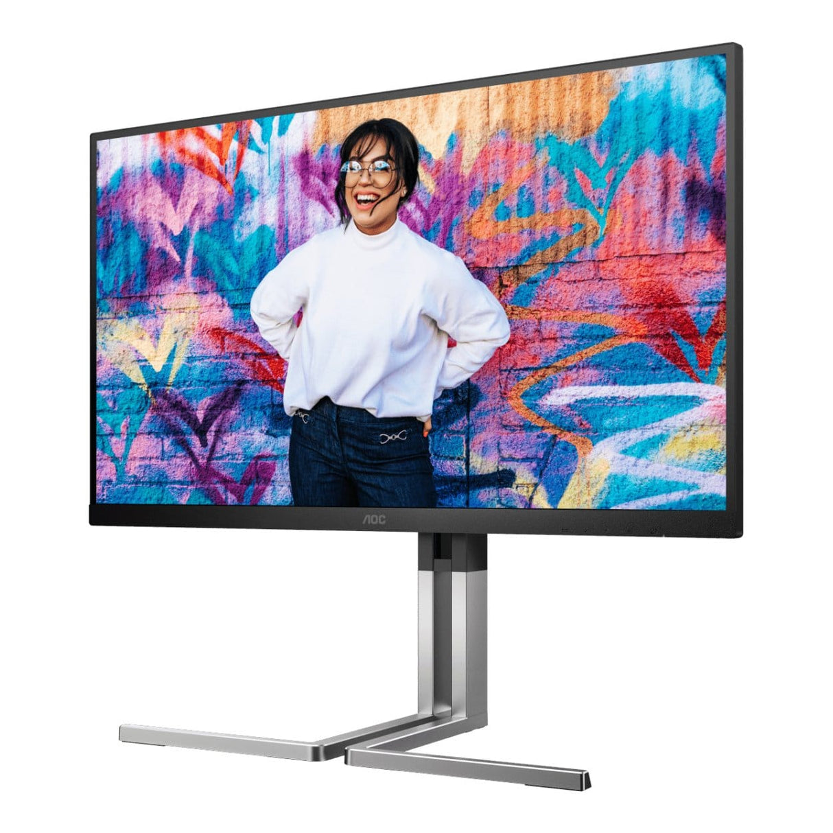 AOC U3 U27U3XD 27-inch 3840 x 2160p 4K UHD 16:9 144Hz 0.5ms LED IPS Dual Refresh Rate Graphic Pro Monitor