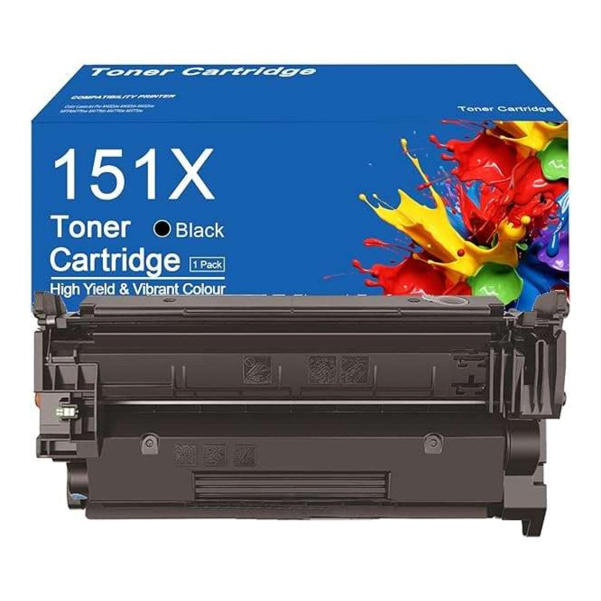 HP 151X Black LaserJet Toner Cartridge Original W1510X Single-pack