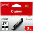 Canon CLI-471XL Black High Yield Printer Ink Cartridge Original 0346C001 Single-pack