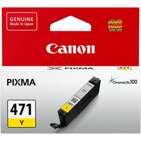 Canon CLI-471 Yellow Printer Ink Cartridge Original 0403C001 Single-pack
