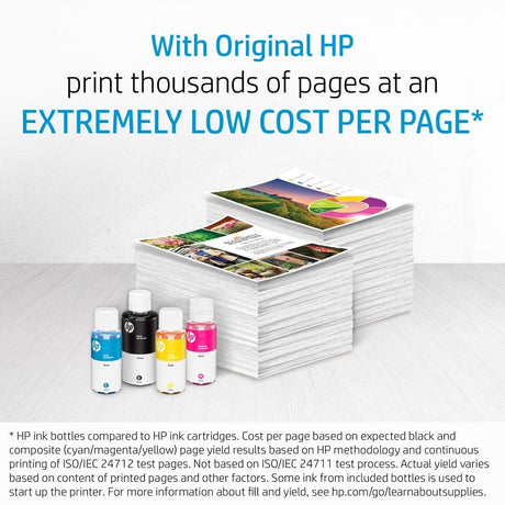 HP GT53XL 135-ml Bottle Black High Yield Printer Ink Cartridge Original 1VV21AE Single-pack