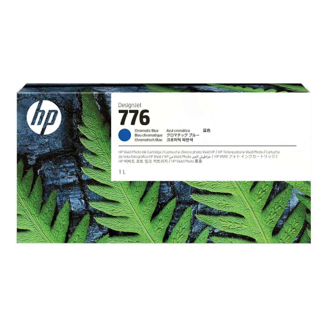 Maxi Ink HP 776 1l Chromatic Blue Ink Cartridge Original 1XB04A Single-pack ...
