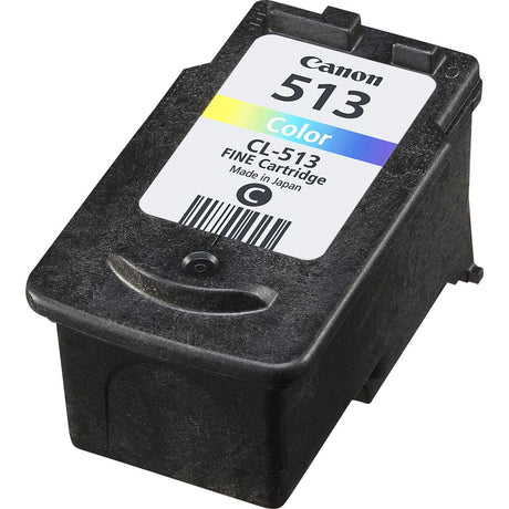 Canon CL-513 Cyan Magenta Yellow Printer Ink Cartridge Original 2971B001 Single-pack