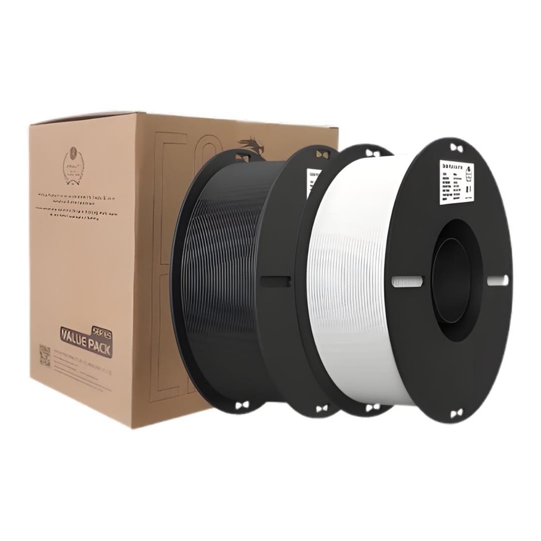 Creality 3D 2KG Ender PLA 1.75mm Filament Value Pack Black and White 3301010337