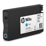 HP 963XL Cyan High Yield Printer Ink Cartridge Original 3JA27AE Single-pack