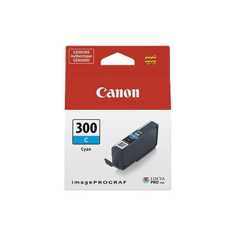Canon PFI-300 Cyan Ink Cartridge Original 4194C001 Single-pack