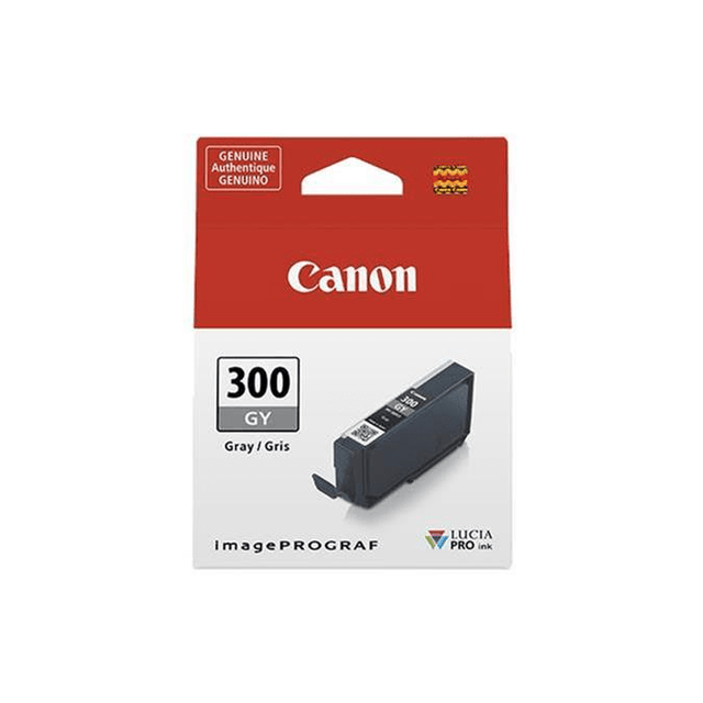 Canon PFI-300 Grey Printer Ink Cartridge Original 4200C001 Single-pack