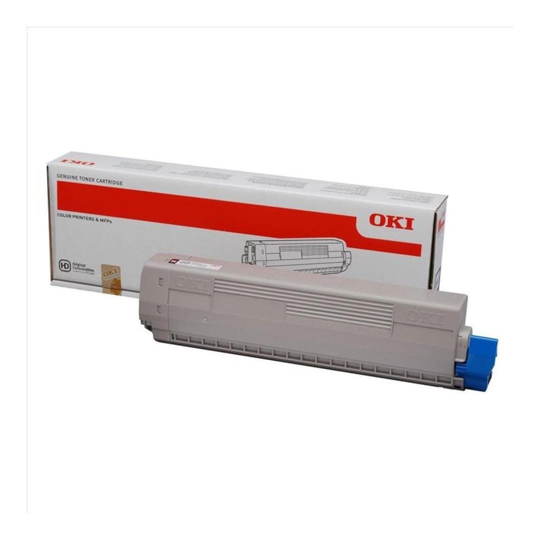 OKI Black Toner Cartridge 7,000 Pages Original 44844616