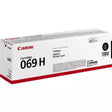 Canon 069H Black Toner Cartridge 7,600 Pages Original 5098C002 Single-pack