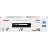 Canon 731 C Cyan Toner Cartridge 1,500 Pages Original 6271B002 Single-pack