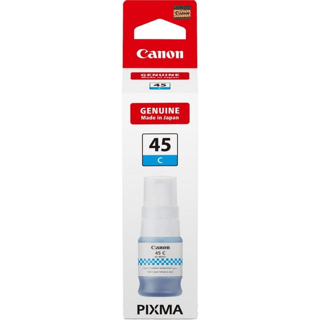 Canon GI-45C Cyan Printer Ink Bottle Original 6285C001 Single-pack