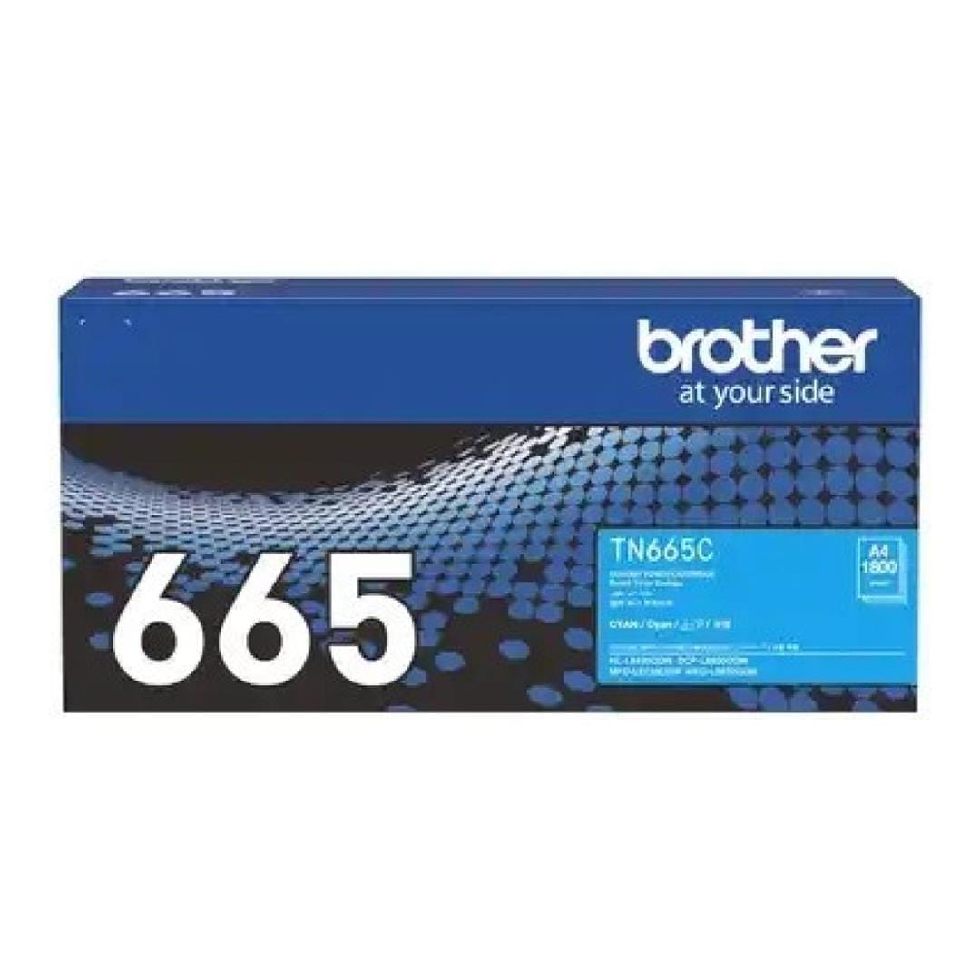 Brother TN-665 Cyan Toner Cartridge 1800 pages Original 84GTA10C141 Single-pack