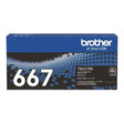 Brother TN-667BK Black Toner Cartridge 10,000 pages Original 84GTA40K141 Single-pack