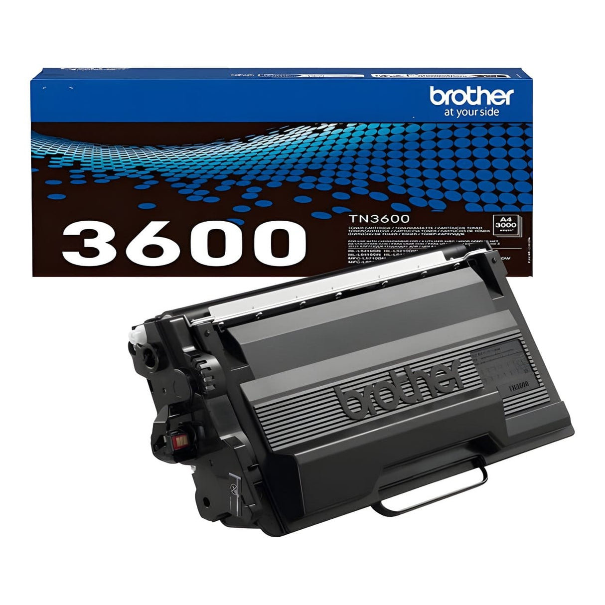 Brother TN3600 Black Toner Cartridge 3,000 Pages Original 84XXL100141 Single-pack