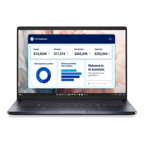 Dell Pro 14 Premium 14-inch FHD+ AI Laptop - Intel Core Ultra 5 236V 512GB SSD 16GB RAM 5G Win 11 Pro