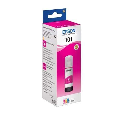 Epson 101 Ink Bottle Magenta EcoTank Original 70ml Single-pack C13T03V34A