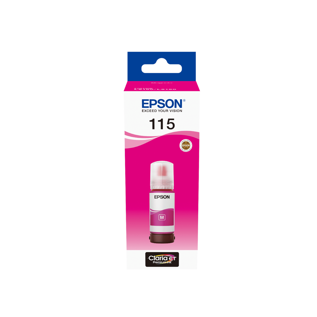 Maxi Ink Epson 115 Ink Bottle Magenta EcoTank Original 70ml Single-pack C13T07D ...