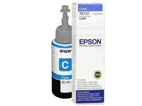 Epson 673 Ink Bottle Cyan EcoTank Original 70ml Single-pack C13T67324A