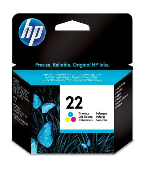 HP 22 Tri-colour Ink Cartridge Original C9352AE Single-pack