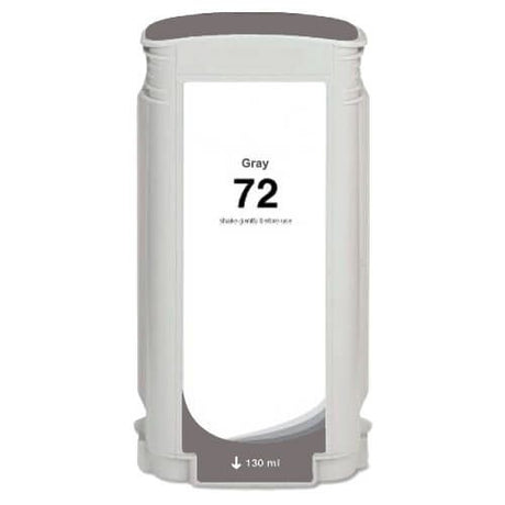 HP 72 130ml Gray DesignJet High Yield Printer Ink Cartridge Original C9374A Single-pack