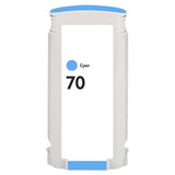 HP 70 130-ml DesignJet Cyan Printer Ink Cartridge Original C9452A Single-pack