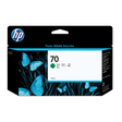 HP 70 130-ml DesignJet Green Printer Ink Cartridge Original C9457A Single-pack