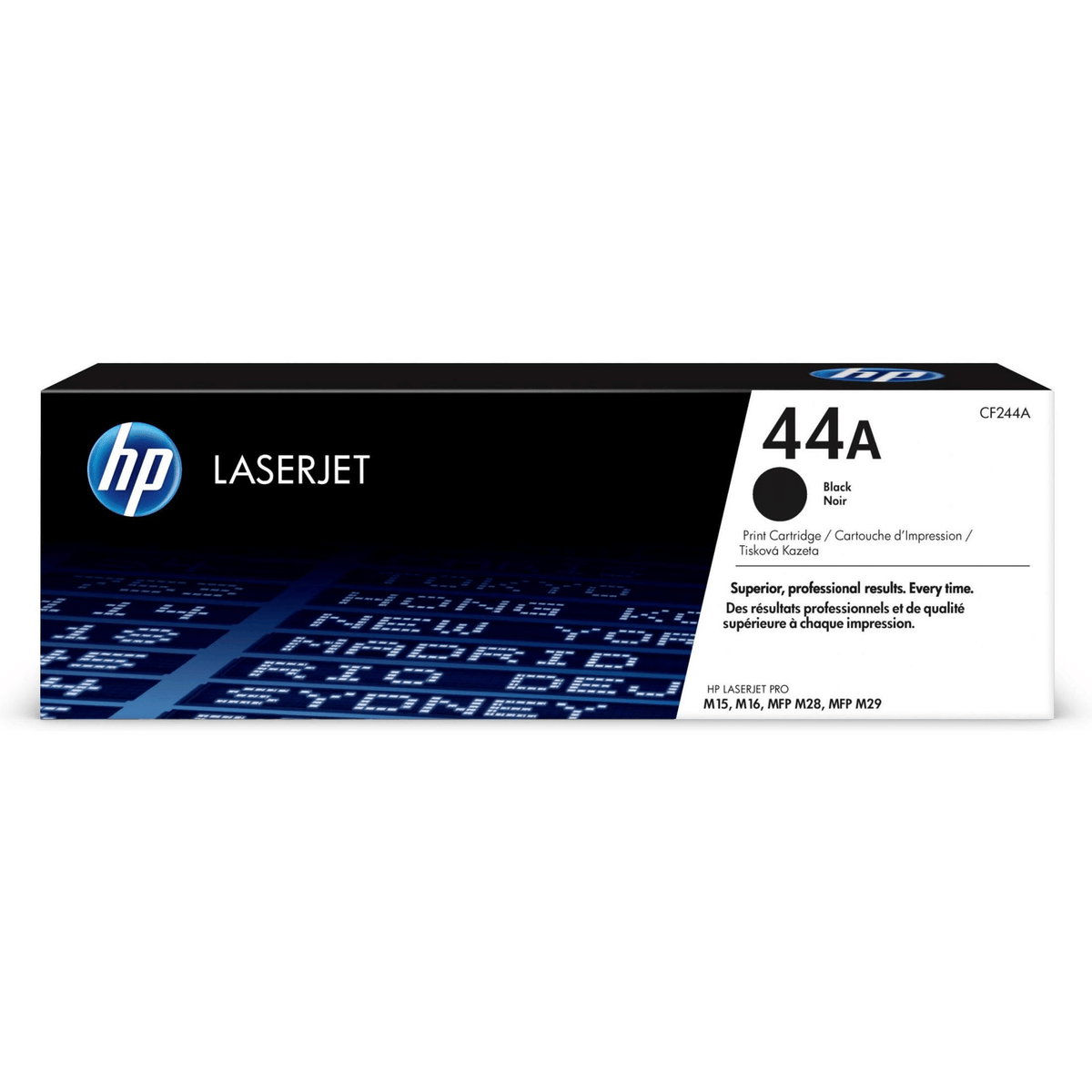 HP 44A Black Toner Cartridge 1,000 Pages Original CF244A Single-pack ...