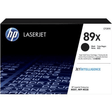 HP 89X Black High Yield Toner Cartridge 10000 Pages Original CF289X Single-pack