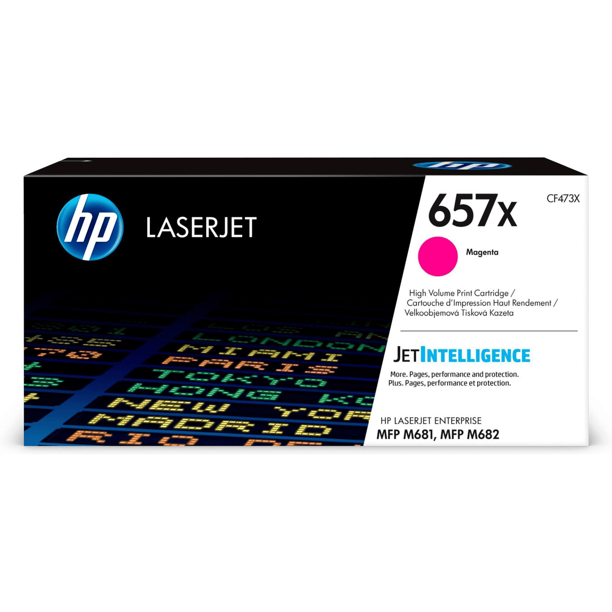 HP 657X Magenta High Yield Toner Cartridge 23,000 Pages Original CF473X Single-pack