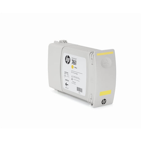 HP 761 400-ml DesignJet Yellow Printer Ink Cartridge Original CM992A Single-pack