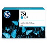 HP 761 400-ml DesignJet Cyan Printer Ink Cartridge Original CM994A Single-pack