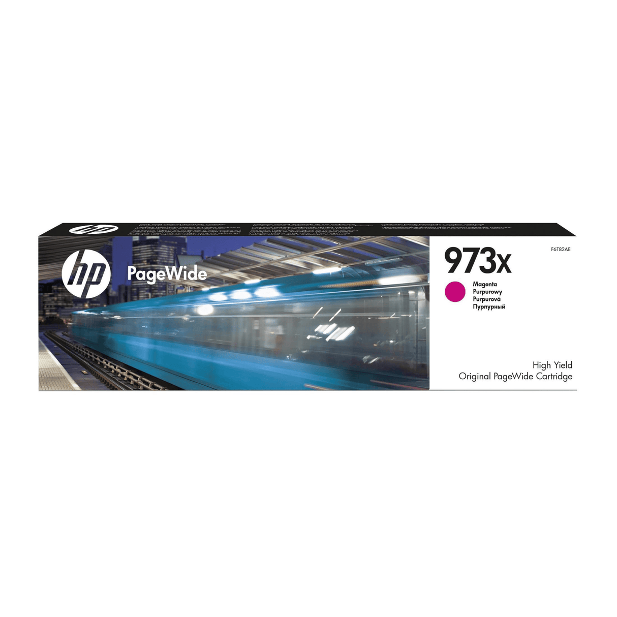 HP 973X PageWide Magenta High Yield Printer Ink Cartridge Original F6T82AE Single-pack