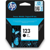 HP 123 Black Printer Ink Cartridge Original F6V17AE Single-pack