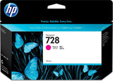 HP 728 130-ml DesignJet Magenta Printer Ink Cartridge Original F9J66A Single-pack