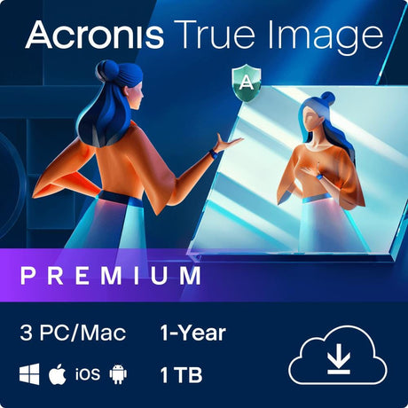 Acronis True Image Premium 1TB 3 Device 1-Year Subscription Download