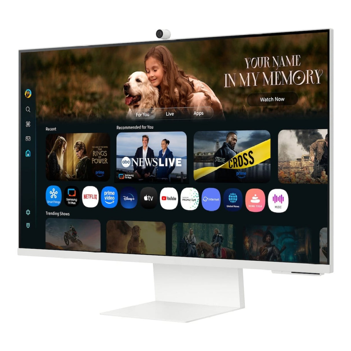 Samsung M8 M80F 32-inch 3840 x 2160p 4K UHD 16:9 60Hz 4ms LED VA AI Smart Monitor LS32FM801UAXXA