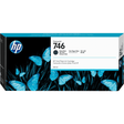 HP 746 DesignJet Matte Black Standard Yield Ink Cartridge Original P2V83A Single-pack