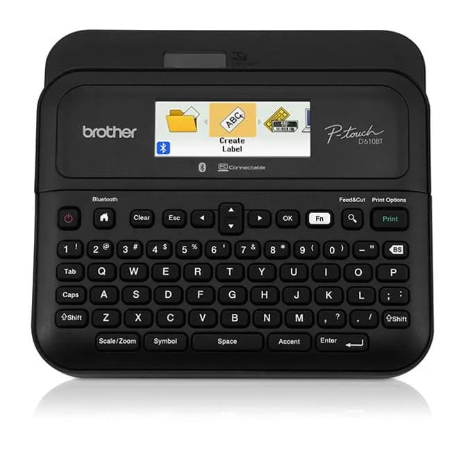 Brother PTD610BT Label Printer - Thermal transfer 180 x 360 DPI Wired & Wireless Tze