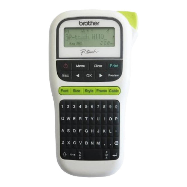 Brother PT-H110 Label Printer - Thermal transfer 180 x 180 dpi TZe QWERTY