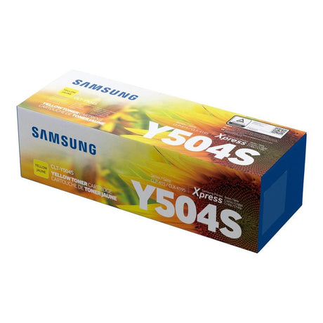HP Samsung CLT-Y504S Yellow Toner Cartridge 1,800 pages SU504A Single-pack
