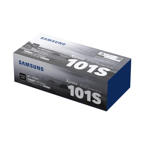 Samsung MLT-D101 Black Toner Cartridge 1,500 Pages Original SU696A Single-pack