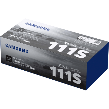 Samsung MLT-D111S Black Toner Cartridge 1,000 Pages SU819A Single-pack