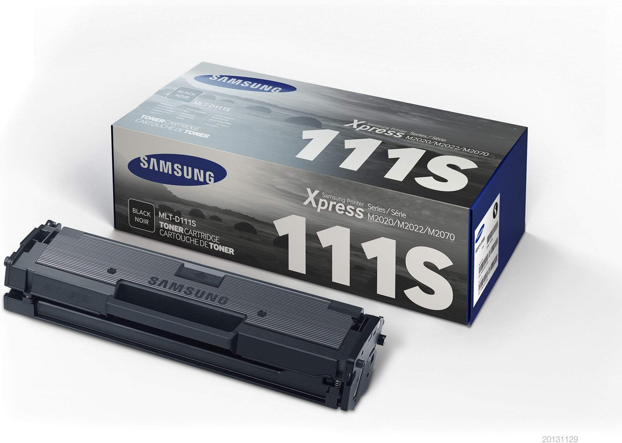 Samsung MLT-D111S Black Toner Cartridge 1,000 Pages SU819A Single-pack