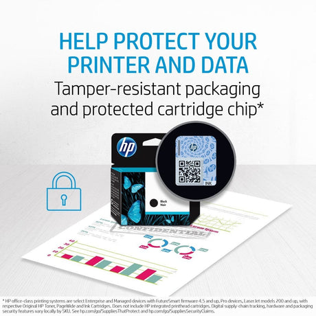 HP 982X PageWide Black High Yield Printer Ink Cartridge Original T0B30A Single-pack