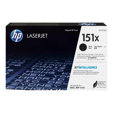 HP 151X Black LaserJet Toner Cartridge Original W1510X Single-pack